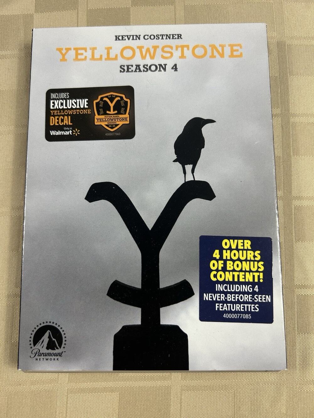 Yellowstone | Season 4 DVD Set | Bonus Content Kevin Costner